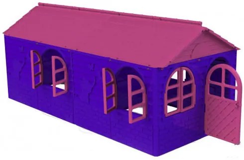 Casuta de plastic,spatiu de joaca pentru copii,250 cm,Multicolor