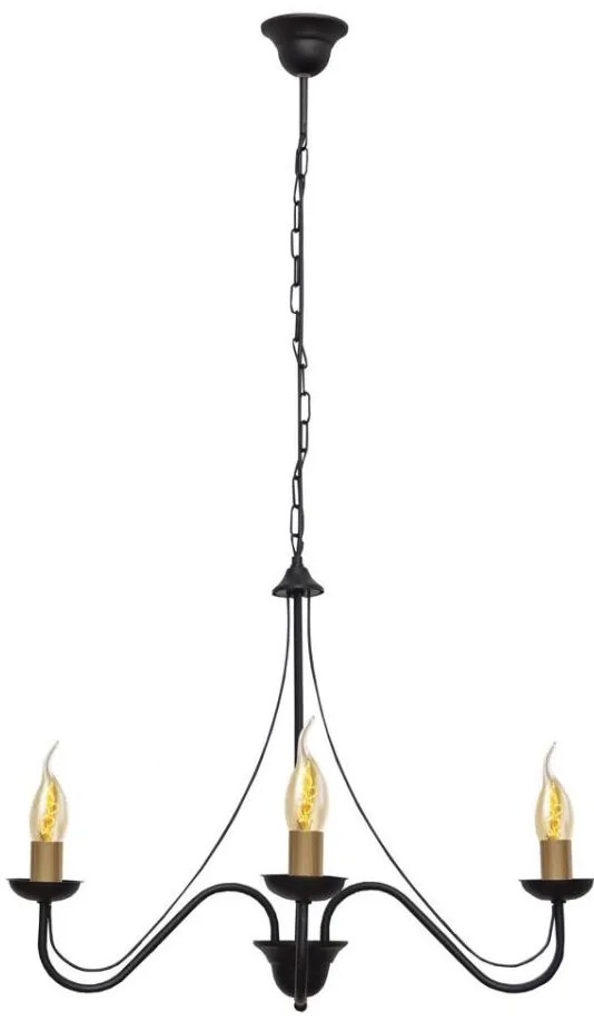 Lustră pe lanț MALBO 3xE14/60W/230V