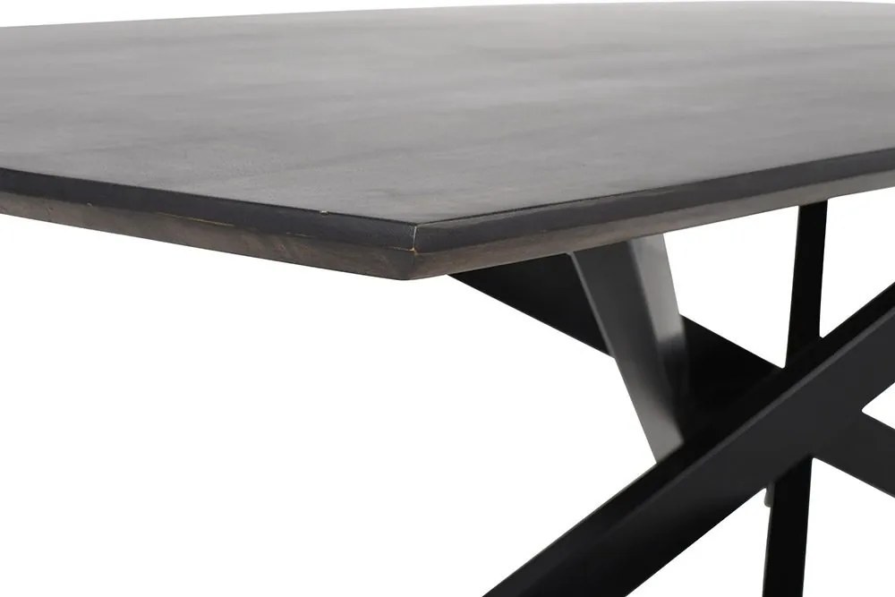 Masa de sufragerie, Lemn de mango, Maro inchis, SIGNUM 220cm