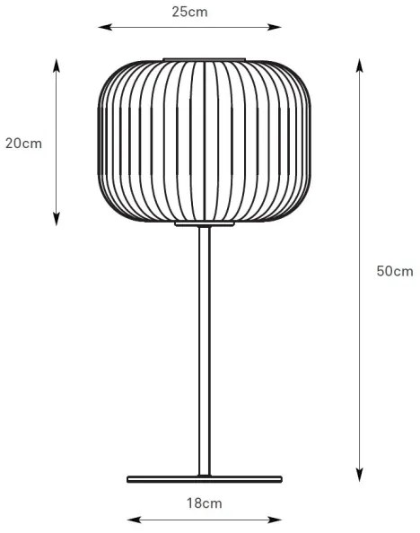 Markslöjd 109007 - Lampă de masă SOBER 1xE27/40W/230V alb/crom mat