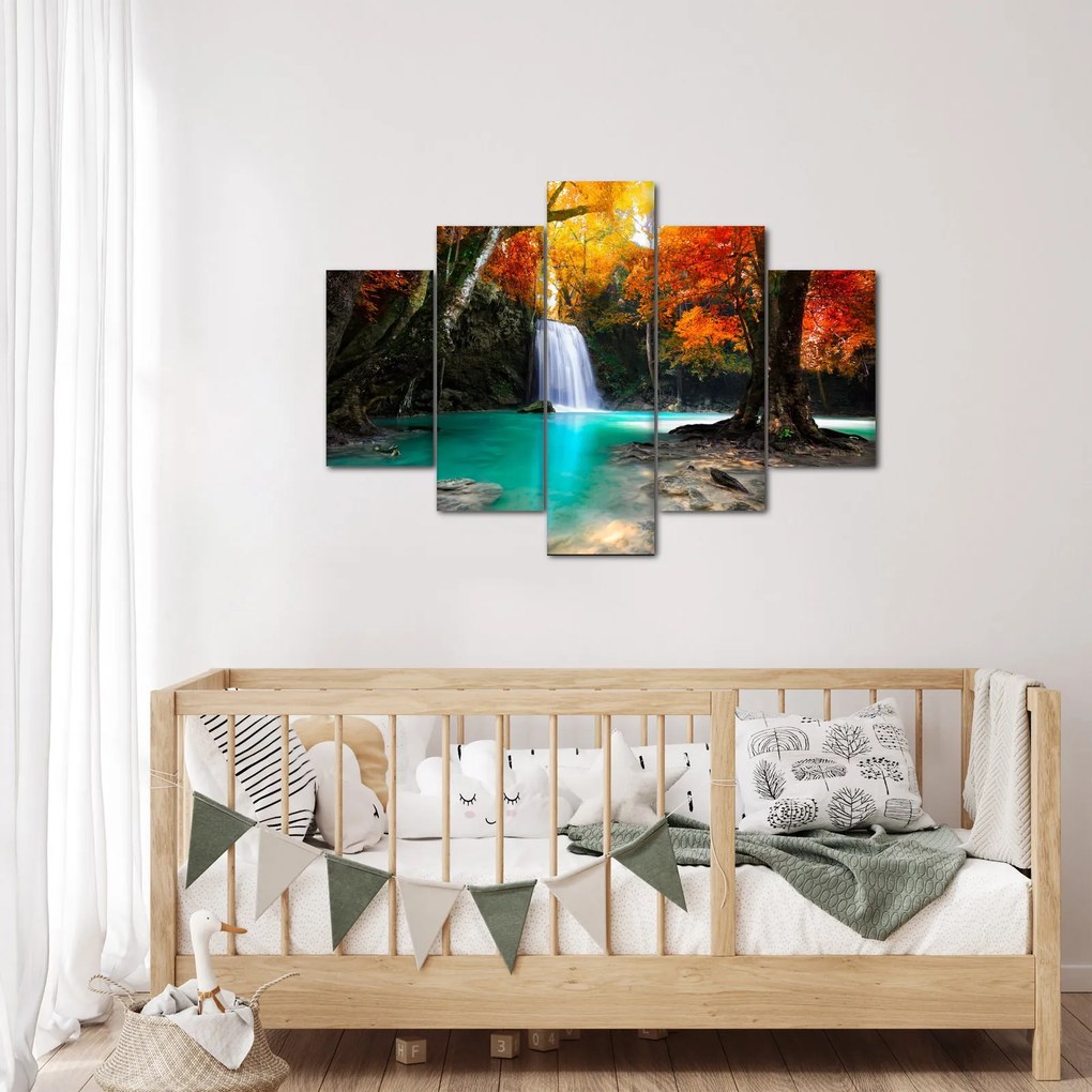 Tablou - Laguna de Smarald (150x105 cm)