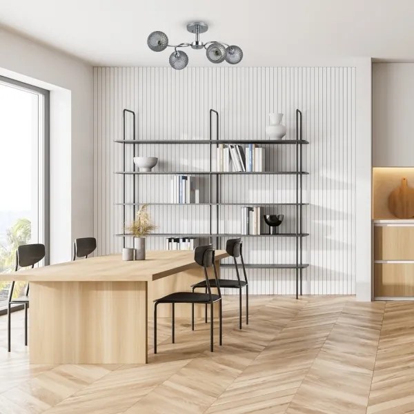 Lustră aplicată OAKLAND 4xE27/60W/230V