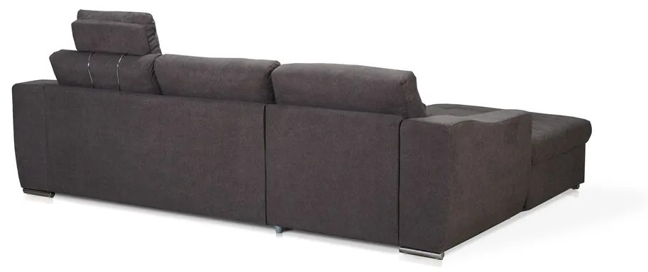 Coltar stanga extensibil, New York, 190x284x85 cm, Carbune