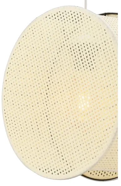 Pendul pe cablu BIG DRUM 1xE27/60W/230V, crem