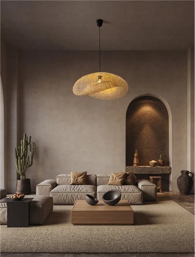 Lustra bambus design natural ADALINE NVL-9586539