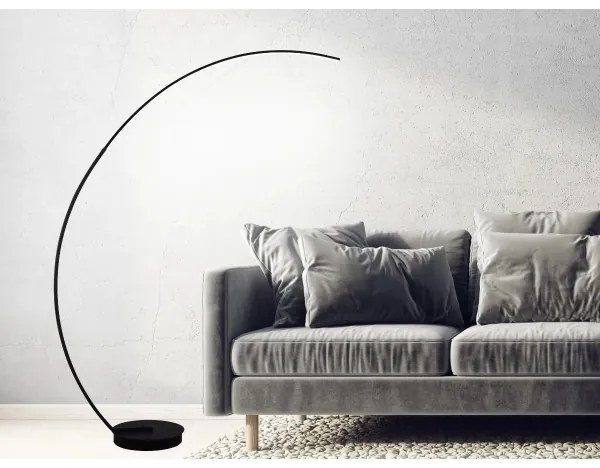 Lampă de podea LED dimabilă LED/28W/230V 3000-6500K + telecomandă