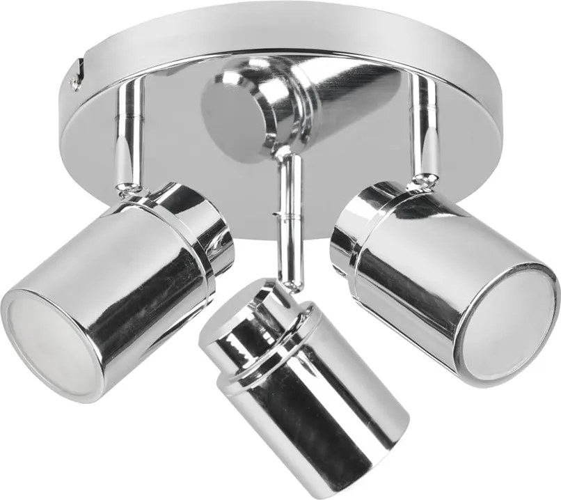 Spot argintiu lucios din metal Angelo – Trio