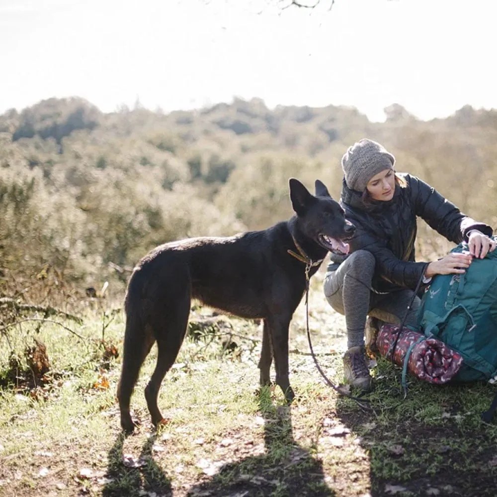 Pat de călătorie maro pentru câini 50x75 cm Outdoor Chill Pad Mocha M – P.L.A.Y.