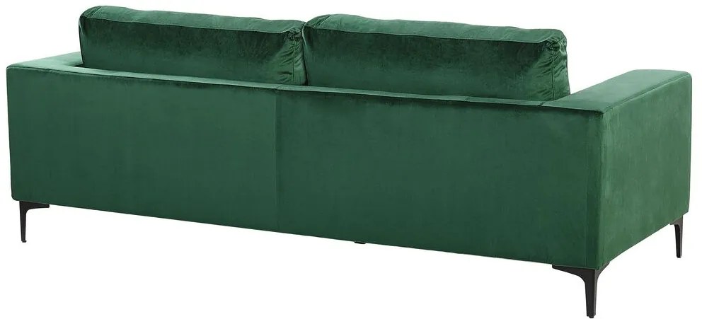Canapea 3 locuri VEDISO (poliester) (verde). 1019392