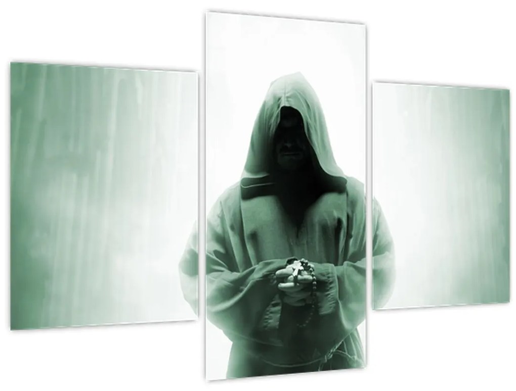 Tablou - Călugăr în întuneric (90x60 cm)