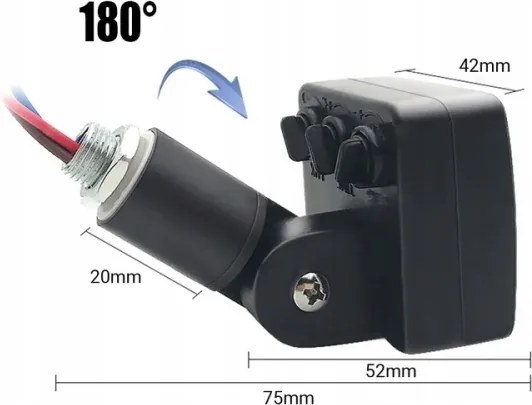 Proiector LED de exterior cu senzor LED/100W/230V 4000K IP65 negru