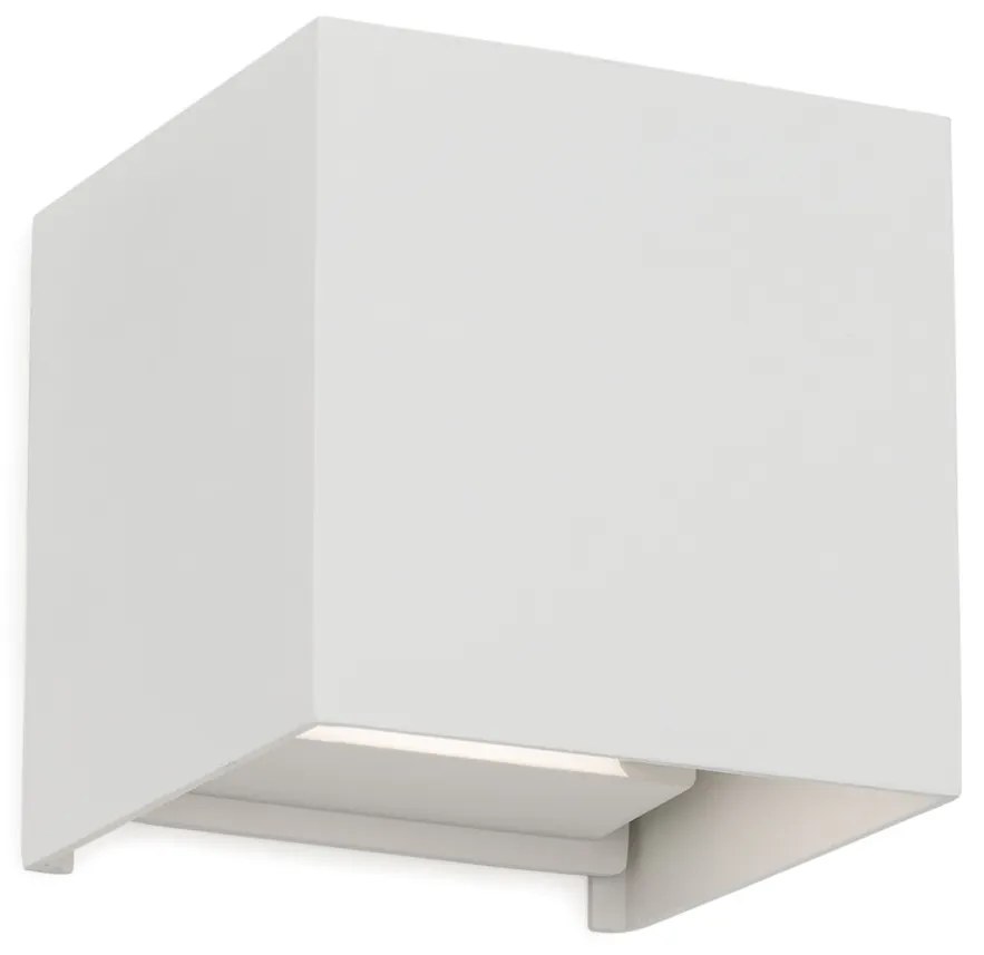 Aplica LED de exterior design modern ambiental IP54 Cube alba