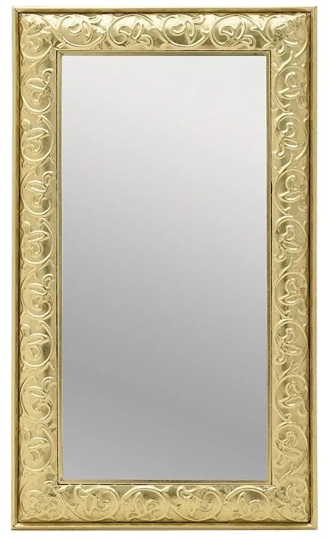 Oglinda metalica Antique Gold 65 cm x 100 cm