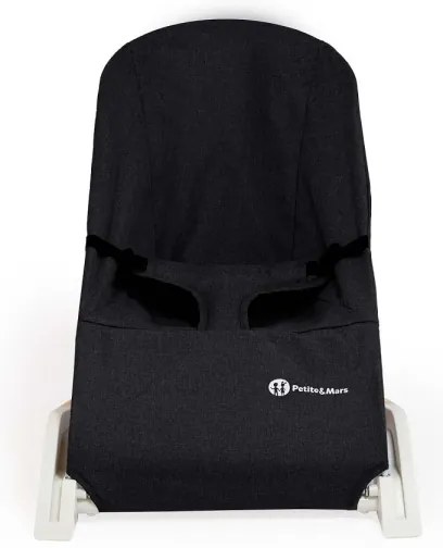 Șezlong pentru bebeluși CALMY negru PETITE&MARS