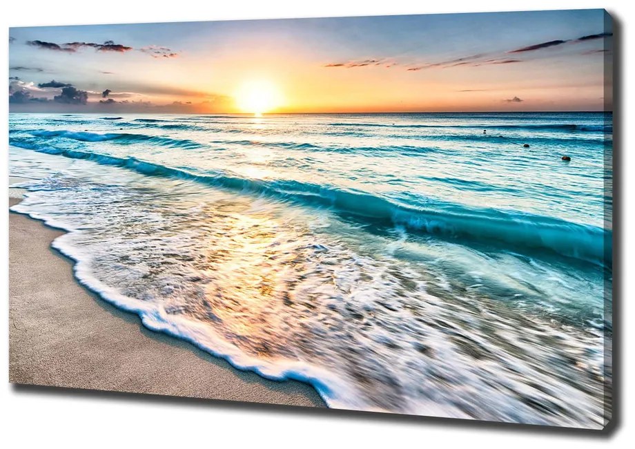 Print pe canvas Sunset beach