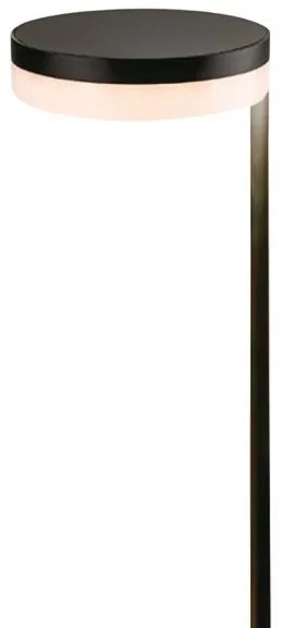 Lampă solară LED exterior 2W 3,7V 3000K IP54 2000mAh negru