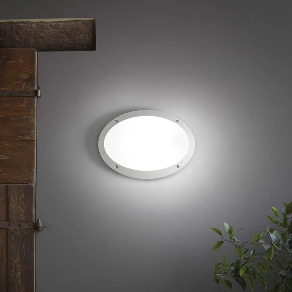 Aplica de perete / tavan exterior IP66 MEDEA-1 AP1 BIANCO