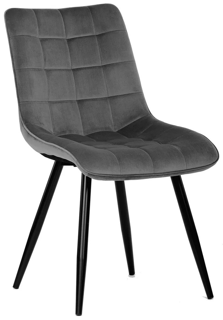 Set de scaune de sufragerie CT-384 GREY4, 4 buc
