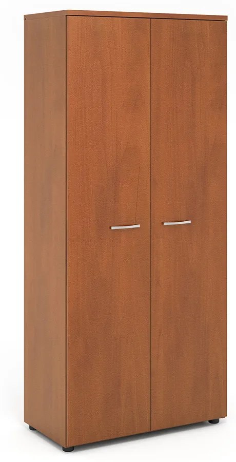Dulap înalt Praktik 80 x 40 x 182,1 cm, nuc închis