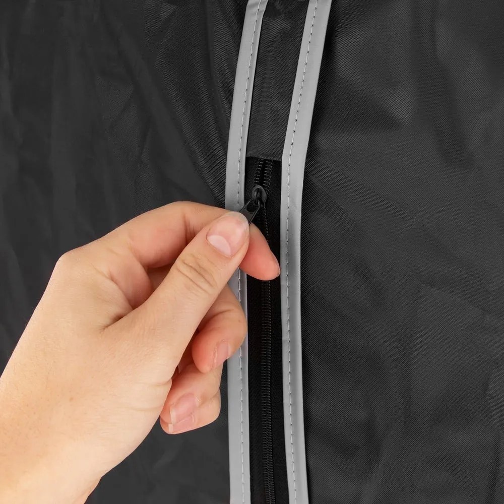 Husă de protecție pentru haine de agățat Compactor Dress Bag, negru