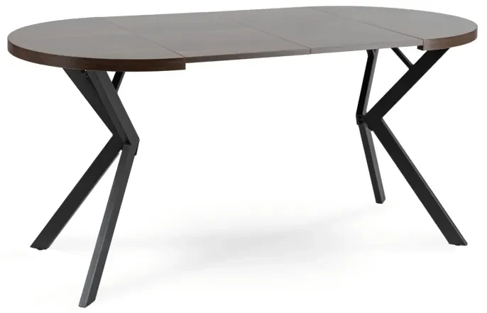 JAKS Masa rotundă extensibilă 80 - 160 cm nuc Dorian | BIANO