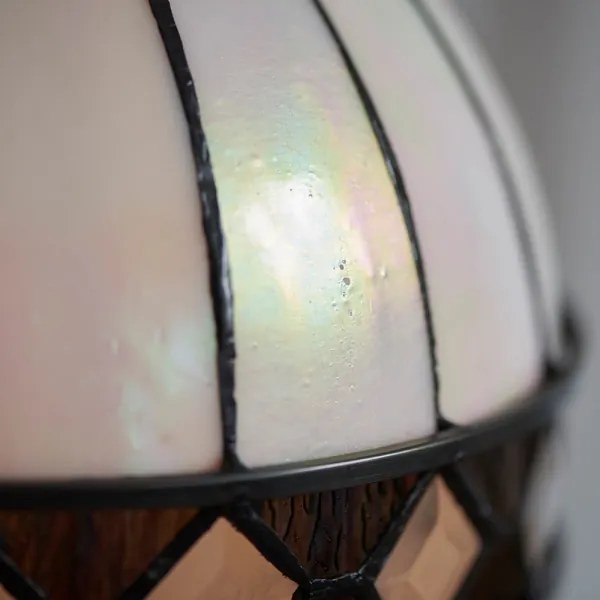 Endon 67045 - Lustră suspendată cu lanț Tiffany FARGO, 1xE27/60W/230V, Ø 40 cm