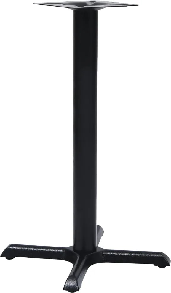 vidaXL Picior de masă Bistro Negru 56x56x72 cm Fontă