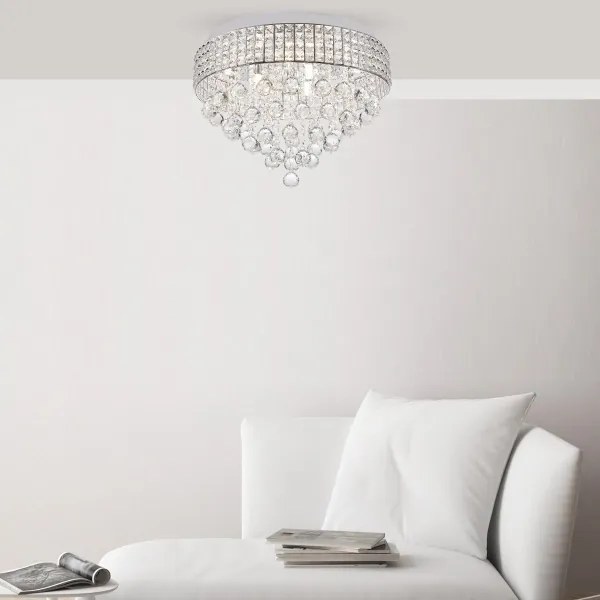 Plafonieră Zuma Line 19027-M CAPRI 6xG9/25W/230V argintiu