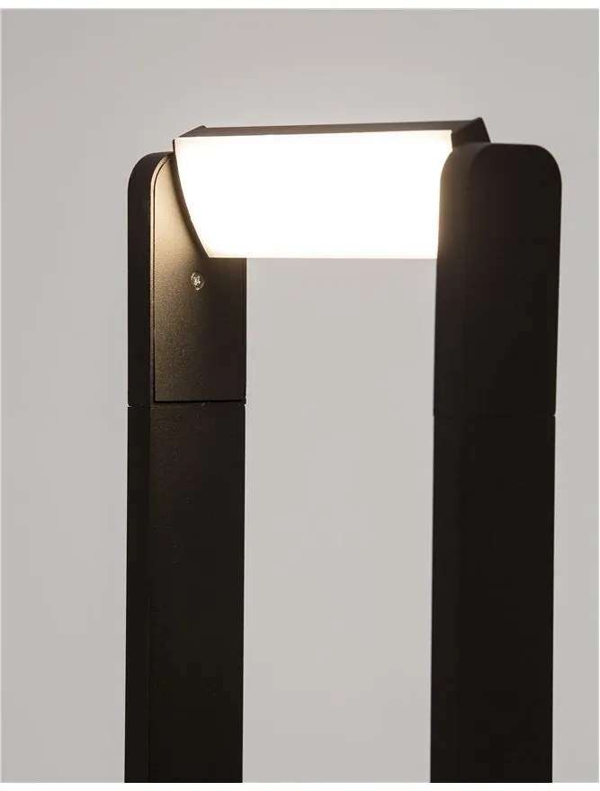 Stalp LED cu lumina orientabila pentru iluminat exterior IP54 VOLVER H-80cm