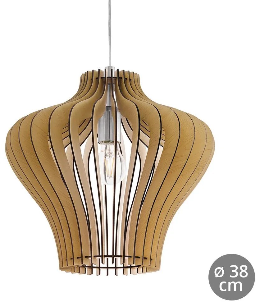 Eglo 95256 - Lustra COSSANO 2 1xE27/60W/230V