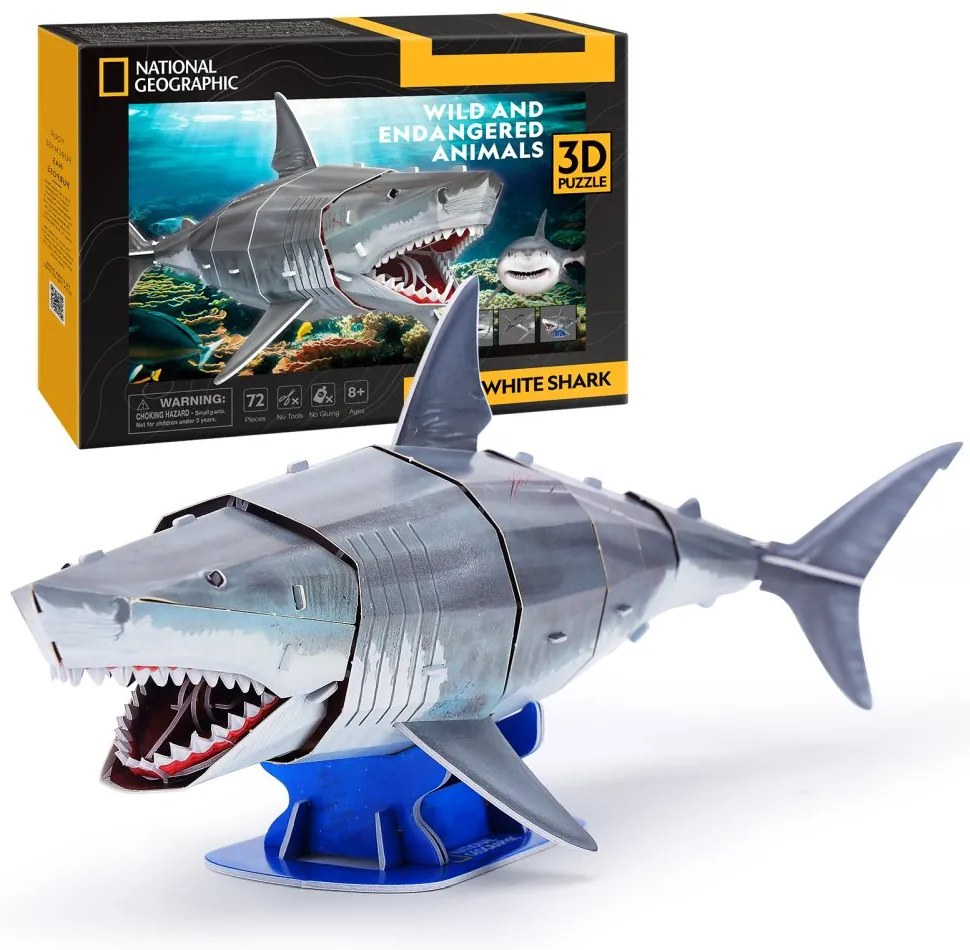 CUBIC FUN - PUZZLE 3D MARELE RECHIN ALB 72 PIESE - CUBIC FUN (CUDS1098h)