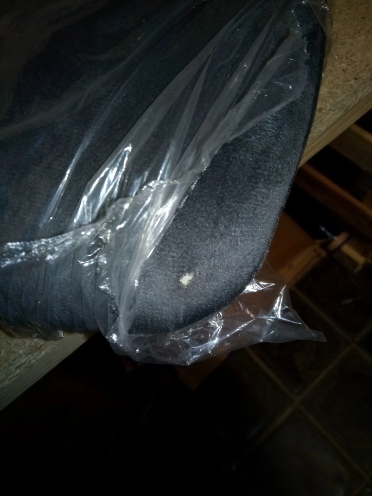 OFERTA Scaun de masa din catifea gri inchis LIBRA II. calitate standard