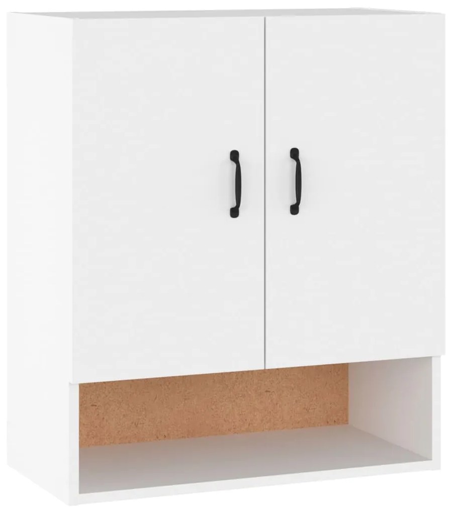 812879 vidaXL Dulap de perete, alb, 60x31x70 cm, lemn prelucrat