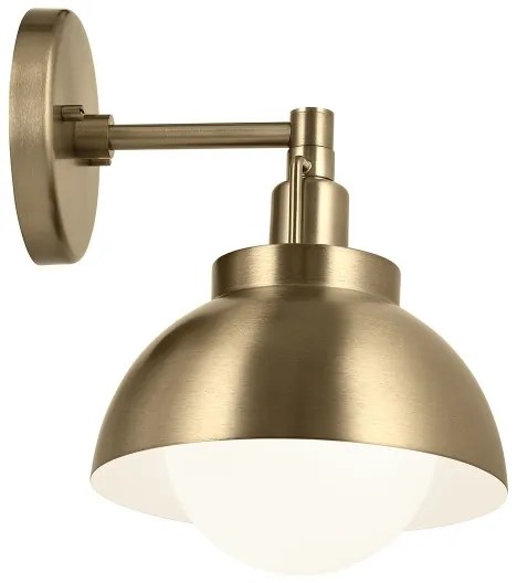Lampă de perete Kichler KL-NIVA-1W-1P-CPZ NIVA 1xE27/40W/230V alamă