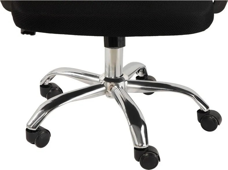 Scaun de birou negru tapițat Evon – Bonami Essentials