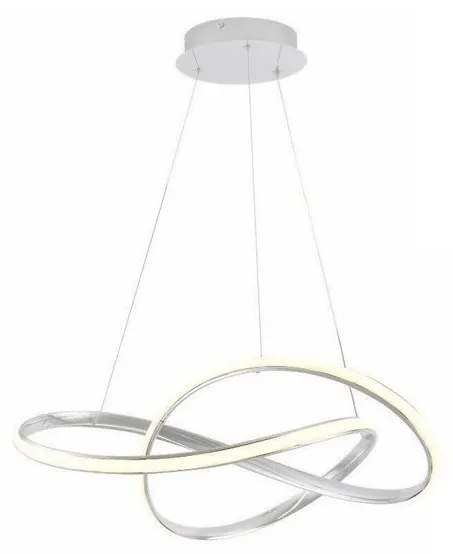 Lustră LED dimabilă pe cablu LED/70W/230V 3000-6500K alb + telecomandă