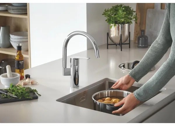 GROHE 31574SD1 - Chiuvetă de bucătărie K700U 550 x 450 mm din oțel inoxidabil