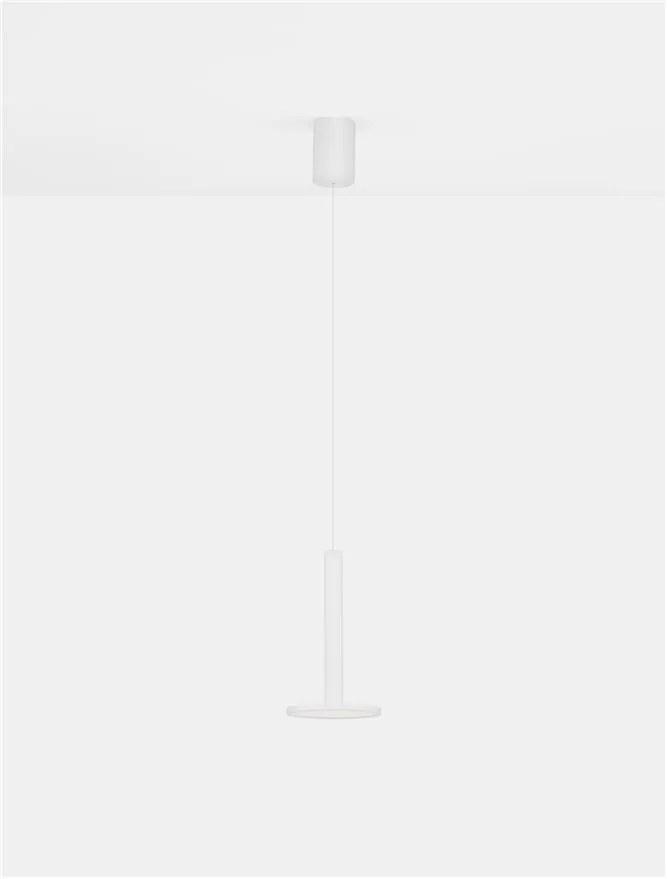 Lustra / Pendul LED modern design minimalist PALENCIA alb