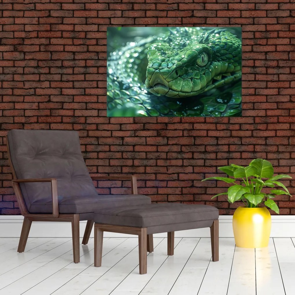 Tablou - Portret de șarpe (90x60 cm)