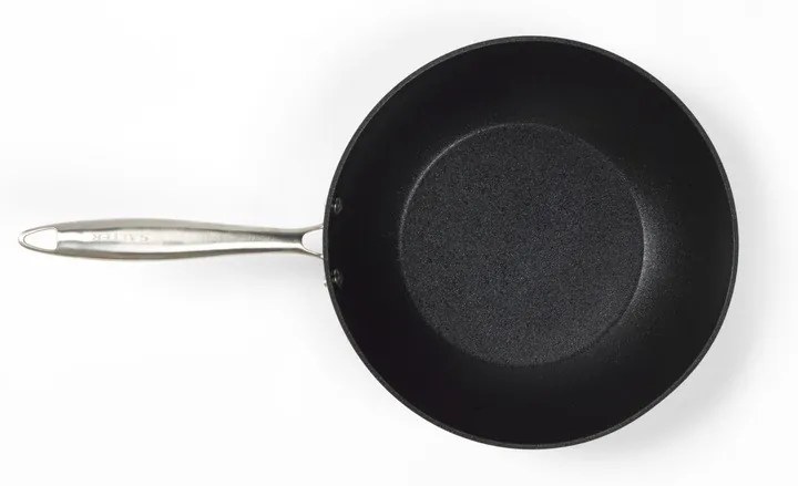 Tigaie wok 28cm, invelis non-stick, Metallic