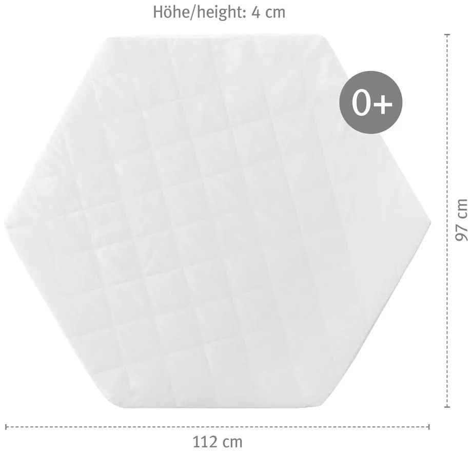 Saltea pentru copii din spumă 112x97 cm – Roba