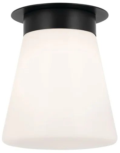 Kichler KL-ALBERS-F-T-BK Plafonieră de tavan ALBERS 1x E27/40W/230V Ø 21,6 cm, negru