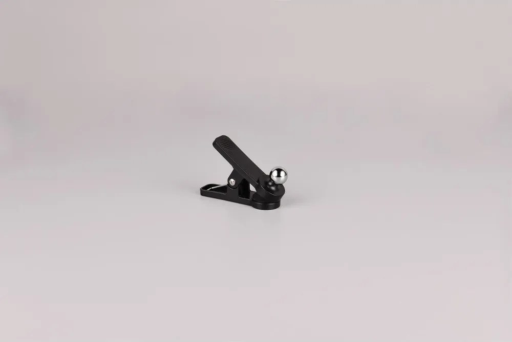 Veioză neagră LED cu intensitate reglabilă/cu clemă (înălțime 41 cm) Maxima – Trio