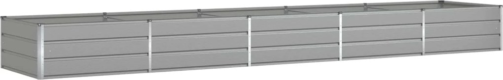 vidaXL Jardinieră Gri deschis 480 x 100 x 45 cm Oțel Galvanizat