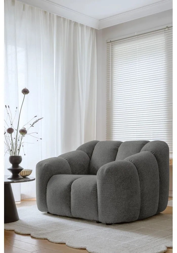 Fotoliu gri Shell – Miuform