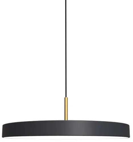 Lustră LED pe cablu DISC LED/38W/230V negru