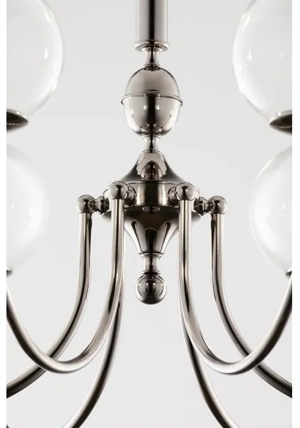 Lustră pe lanț Jupiter 2022 BRILLANTE 6xG9/10W/230V crom lucios