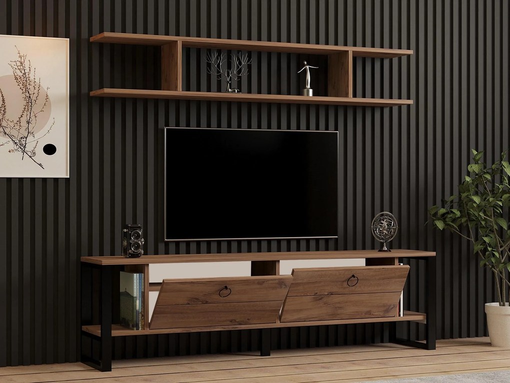 Mobilier living Menile 3 (stejar zafir) . 1095318