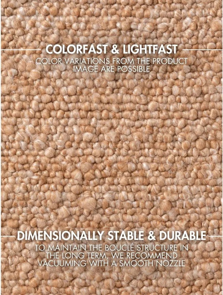 Covor bej țesut manual din material bouclé 120x170 cm Notting Hill Portobello – Ted Baker