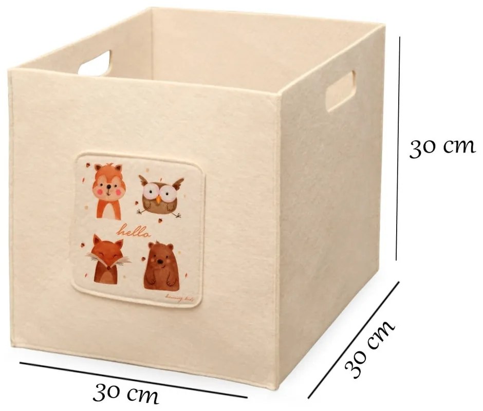 Organizatoare de jucării pentru copii 2 buc. din material textil – Mioli Decor